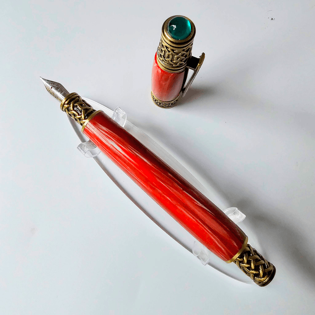 Celtic Filigree Fountain Pen